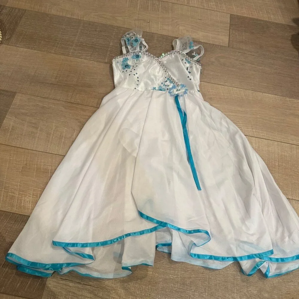 CURTAIN CALL GIRLS COMPETITION DANCE COSTUME JAZZ BALLET LYRICAL CHILD SMALL E22